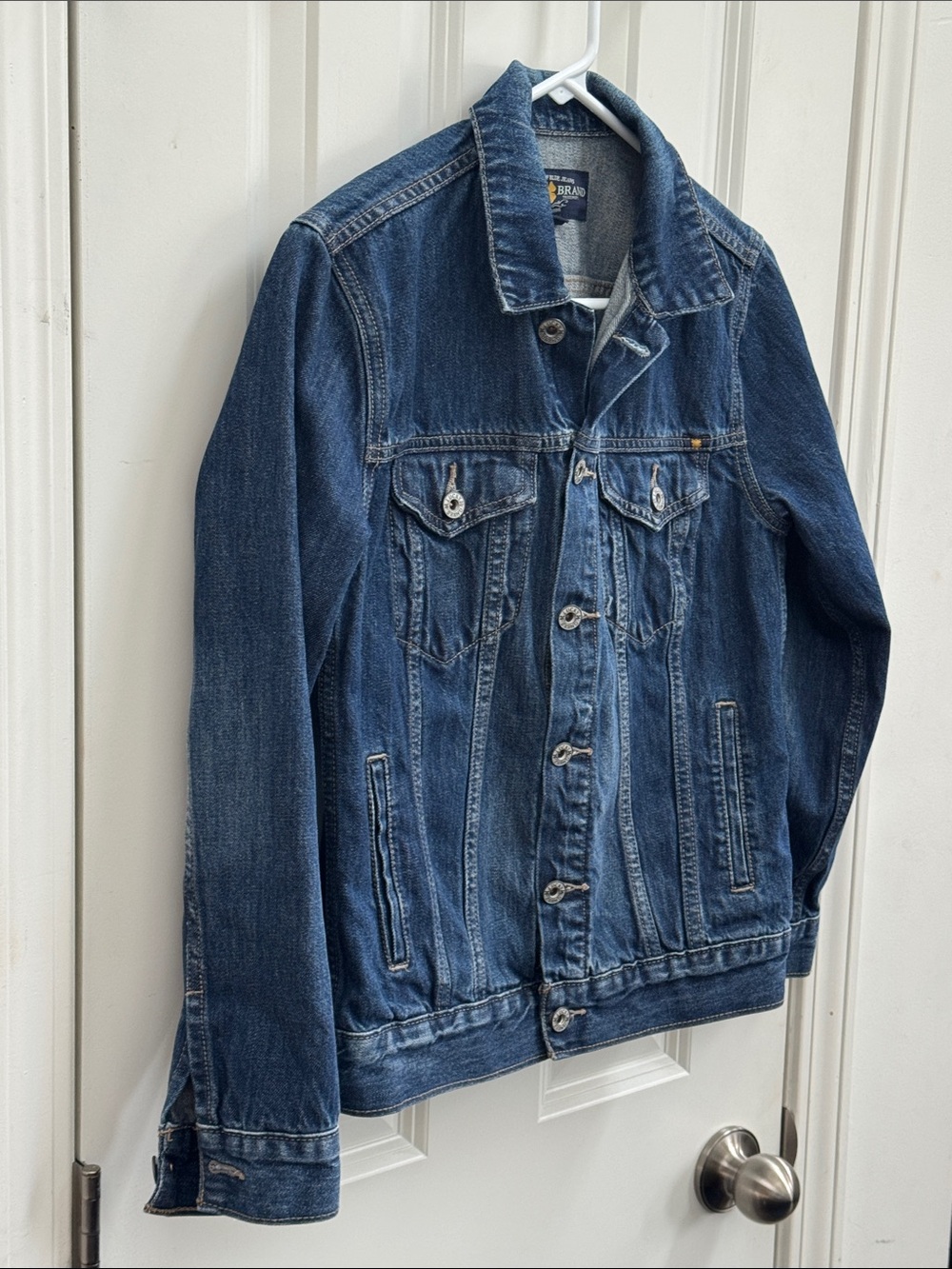 Lucky Brand Men's Blue Denim Jean Jacket